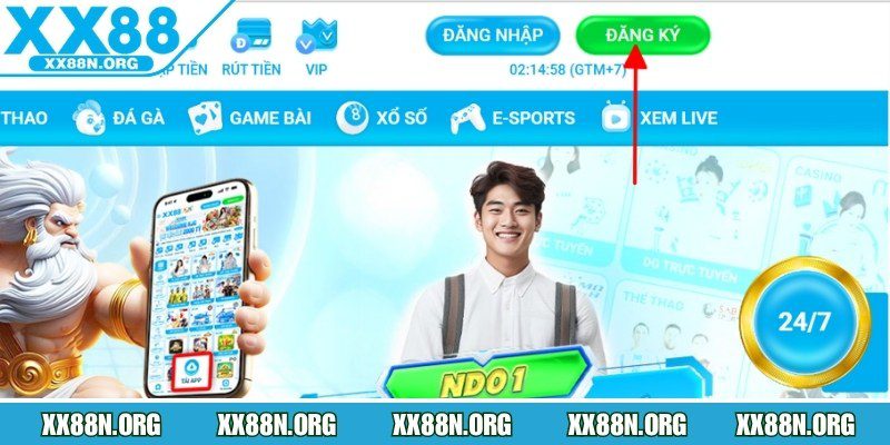 Hướng dẫn cách đăng ký XX88 chi tiết qua các bước